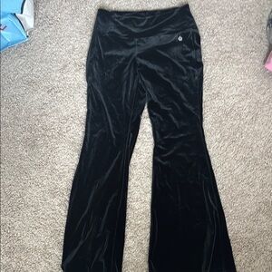 Juicy Couture Black Velour Pants